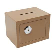 YUNRUX Small Cash Box With Deposit Slot, Money Safe, Cash Safe For Cabinets, Security For Home And Office - C - 查看 8