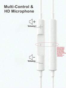 Type-C有线耳机，USB-C入耳式耳机，立体声低音，适用于iPad/电脑 - 查看 9