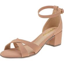Shekinah Women Heeled Sandals - Apricot - View 1