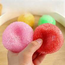 1pc Popular Textured Ball, Voice-Controlled Squeeze Grass Ball, Shapeable Stress Relief Toy - 彩色 - 查看 4