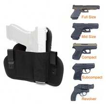 Universal Ambidextrous Tactical Neoprene Inner Holster - Black - View 10