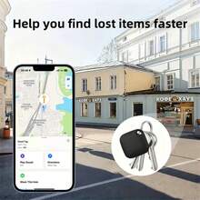 RSH Air Tracker Tracking Tags 4pcs, Smart Bluetooth Tracker, Compatible With Apple Find My APP (IOS Only), Replaceable Battery, Precise Positioning, Suitable For Luggage, Wallet, Backpack, Keys, Smart Tracking Tags - Black - View 8