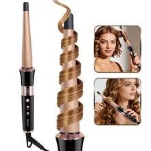 Hatteker 1pc Multi-Function Curling Iron, Adjustable Temperature Electric Curling Wand For Home Use, Large Wave & Wool Styling - Multicolor - View 12