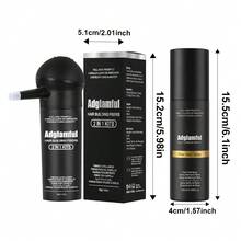 Adglamful 30g Large Capacity Nozzle Hair Fiber Powder With 120ml Styling Lock Spray 2-In-1 Set, Natural Scalp Fit For Thick Hair Volume, Matching Styling Water Strong Hold Anti-Sweat Anti-Fly Powder, Quick Hair Filling And Styling Portable Combo Set - Hair Styling Kit - View 5
