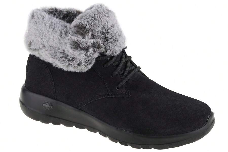 Skechers On The Go Joy-Plush Dreams - Black Winter Boots Womens - Black - View 1