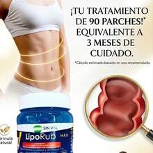 LipoRub Máx Gel Reductor con Ingredientes  como Fucus, Hiedra y Algas Marinas: La Solución Efectiva para Adelgazar, Eliminar la Celulitis, Disminuir Estrías y Quemar Grasa Acumulada de Forma Rápida y Visible en Cuello, Vientre, Muslos y Brazos para Redefinir tu Silueta. - Gel - Ver 2