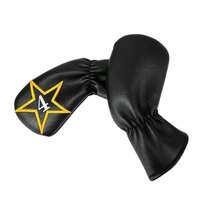Black & Gold Pentagram Golf Iron Covers 10pcs Full Set, Star Number Embroidery Elastic Closure, Wear-Resistant PU Leather Full Number Iron Anti-Collision Protective Covers - Black - View 6