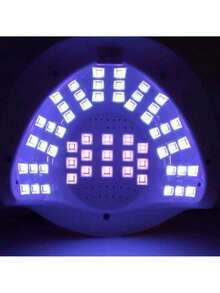 KIT 2x Cabines BICHINHO Sun S8 Pro  57 LEDs 268w Unha Gel Acrigel Secagem Rápida BIVOLT - Rosa Bebê - Visão 8