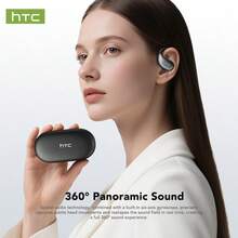 HTC NE57 開耳式 AI 智慧耳機，支援 134 種語言，配備 HD 電量顯示與清晰音質，24 小時長效續航，適合運動、遊戲、辦公等場景 - 查看 10