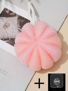 Extra-Large Bath Ball, Soft Bath Sponge, Bubble Bath Ball, Massage Bath Flower, Bathroom Accessories, Available In Multiple Colors, Hook Storage, Space-Saving - Multicolor - View 9