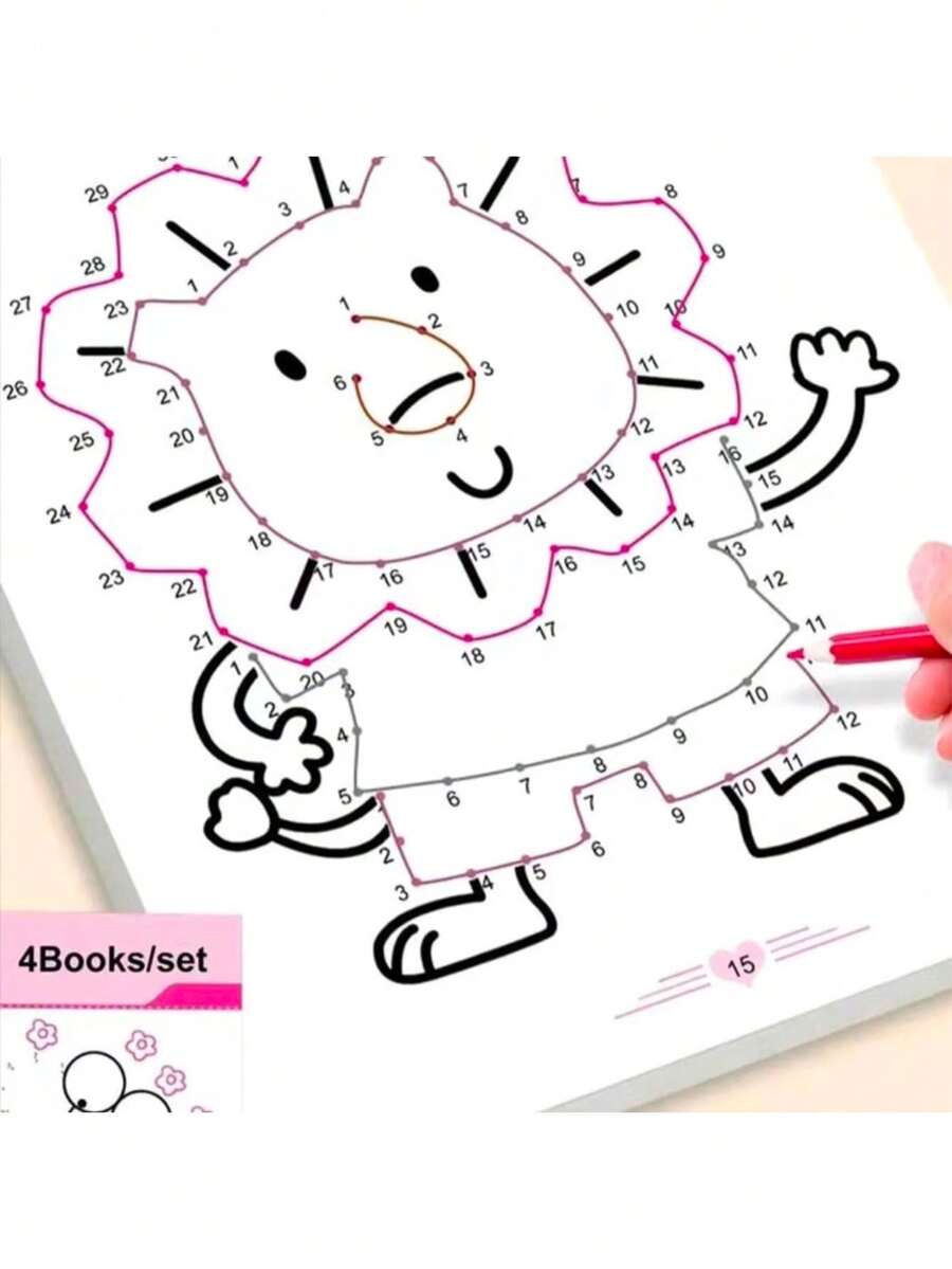 1pc Magic Line Maze Activity Book - Focus And Coordination Training Workbook, Colorful Mazes And Puzzles, Paperback, Back To School - Multicolor - View 1