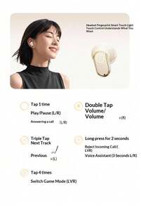 Lenovo ERAZER EX216 Bluetooth 6.0 In-Ear Wireless Headphones With LED Display, Stereo Sound, HD Call, And ENC - View 10