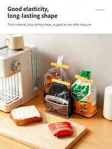 1pc/12pcs Boxed 10cm Portable Food Sealing Clips, Moisture-Proof Snack Fresh-Keeping Clips, Multiple Sizes Available, Essential For Dorm, Travel, Kitchen Storage, Christmas And Halloween Party Organizing Supplies - Quantity - View 6