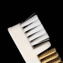 1PC Stainless Steel Nail Cleaning Brush, Nail Polishing Head Dust Brush, Dust Removal Brush - Multicolor - View 4