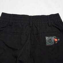 Adidas Women's Summer Minimalist Versatile Front Slit Loose Athletic Skirt JE3493 - Black - View 4
