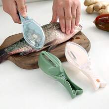 1pc Fish Scale Scraper, Multi-Functional Seafood Tool, Makes The Process Of Removing Fish Scales Faster And Easier - Multicolor - View 9