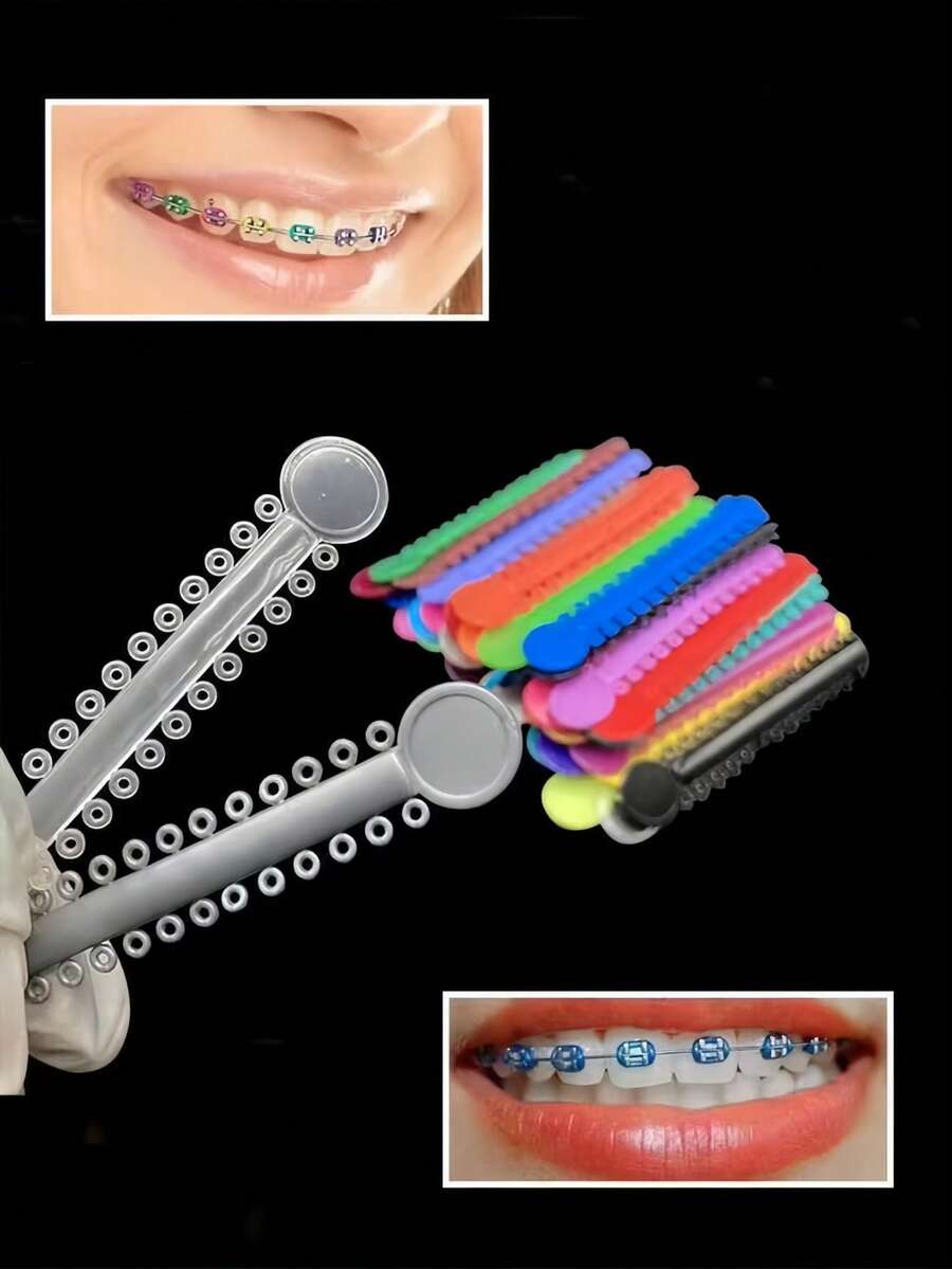 Mixed Color Plastic Rings 40pcs/Pack Educational Teaching Aids - Multicolor - View 1