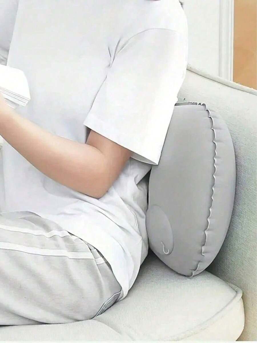 1PC Portable Foldable Inflatable Fabric Pillow,Lightweight Bed Pillow,Foldable Inflatable Pillow,Travel Pillow Camping Pillow,Backpacking,Hiking Camping Essential,Camping Accessories,Camping Gear,Providing Support For The Neck And Lower Back.