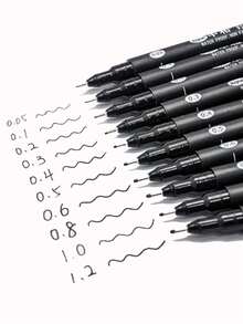 sipa Middle East Saudi Style Black Cartoon Outline Neutral Pen Single Pack - Black Pen Barrel - View 7