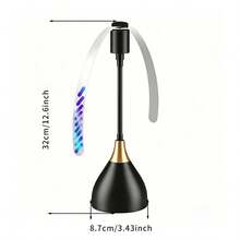 2pcs/4pcs Desktop Fly Swatter, Soft Paddle, Efficient Fly Repellent, Retractable, Foldable, Portable Electric Fly Swatter, Suitable For Picnic And BBQ, Ensure Food Cleanliness (Battery Not Included) - Multicolor - View 7