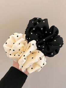 4pcs/2pcs/1pc Minimalist Vintage Floral Pattern Banana Hair Claw Clip, Suitable For Thick Hair, Elegant Fashion Versatile Travel Vacation Photo Decoration Accessory, Single-Tooth Hair Claw For Daily Outings Hair Accessory - Multicolor - View 13