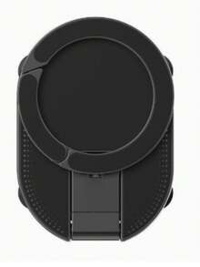 3 In 1 Mode Suction Cup Magnetic Climbing Buckle Mobile Phone Holder Folding Rotating Multi-Function Phone Stand Car - Black - View 11