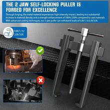 3"4''6'' 2 Jaw Gear Puller Extractor Bearing Hand Removal Extractor Tool 20-85mm - A - View 3