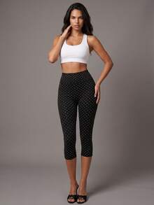Soyun New Polka Dot Shorts, Comfortable And Easy To Wear, Soft And Skin-Friendly Sports Black - Black - View 5