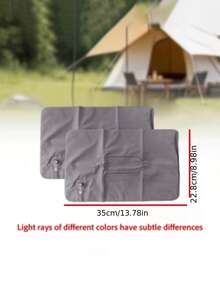 Portable Inflatable Nap Pillow, Outdoor Travel Portable Square Pillow Pad, Inflatable Small Seat Cushion, Lumbar Inflatable Pillow - Multicolor - View 8