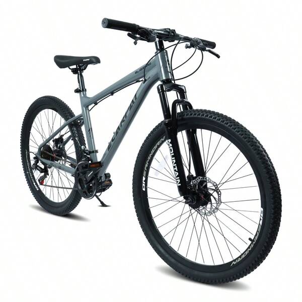 A26317 Ecarpat Bicicleta de Montaña Todo Terreno de 26 Pulgadas con Frenos de Disco, Transmisión de 21 Velocidades & Cuadro de Acero al Carbono Duradero Ideal para Hombres y Mujeres, Perfecta para Paseos por Senderos y Turismo-XY595798