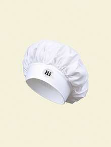 1Pc Hi Letter Satin Summer Sleeping Cap, Head Scarf, Lightweight Hair Care Cap, Print Satin Sleep Wide Elastic Band Silky Hair - Multicolor - View 16