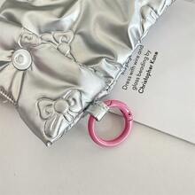 1pc Minimalist Solid Color Earphone Storage Bag, Small Square Coin Purse, Card Holder, Bluetooth Earphone Storage Bag With Halter, Women's Mini Pouch, Can Store Coins, Earphones, Keys And Other Small Items, Convenient For Carrying Out, Card Key Coin Purse Multifunctional Waterproof Portable Storage Bag, Holiday Gift (Without Pendant) - Multicolor - View 9