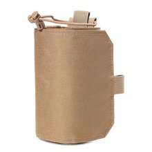 1pc MOLLE Tactical Water Bottle Storage Waist Bag, Adjustable Hook And Loop Drawstring, Thickened Tear Resistant Nylon For Hiking Cycling Outdoor Use - Multicolor - View 9