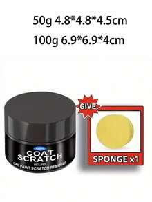 KineShineX Car Paint Scratch Repair Paste, Metal Rim Scuff Repair Paste, Automotive Parts, Essential Tool Kit For Car Maintenance, With A Bonus Cleaning Sponge Included - Multicolor - View 7