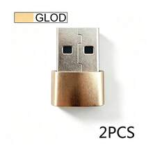 NNBILI 2pcs USB To Type-C OTG Adapter USB-C Male To Micro USB Type-C Female Converter, Compatible With Macbook And S23 S22 S21 S20 USBC OTG Connector (Note: This Product Does Not Support Use, Only Devices With OTG Function Can Charge Normally) - Multicolor - View 9