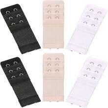 Bra Extender, 2 Hooks 3 Rows, Extended Length, Lingerie Accessory, Elastic, Adjustable, Bra Extender, Bra Extender, Bra Back Hook Sold By Size Fabric Patch Sewing Supplies Crochet Knitting Fabric - Multiple Styles - View 1