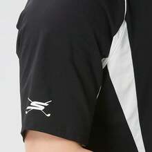 Skechers Men's Color-Block Raglan Cooling Quick-Dry Crew Neck Short Sleeve T-Shirt - Black - View 5