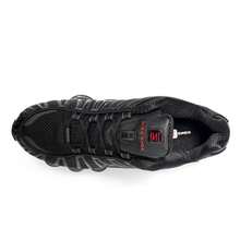 Nike New Low-Top Comfortable Breathable Running Cushioning SHOX TL Casual Shoes - Black - View 9