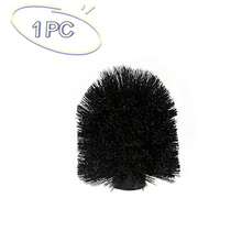 Toilet Brush Set That Won't Scratch The Toilet, With Rust-Proof Aluminum Handle And Replaceable Brush Head. Perfect For Bathroom, Restroom And Dorm Use. Travel Essential, Bathroom Accessory, Home Decor. - Black A - View 14