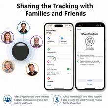 RSH 4-Pack AirTags Key Finder, Smart Tags Compatible With Find My APP (Only Compatible With IOS, Not For Android), Mini Smart Tags To Prevent Loss Of Keys, Backpacks, Luggage (Not For Android) - Color - View 9