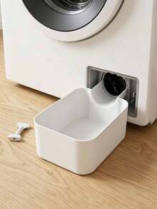 2pcs Washing Machine Drain Filter Water Tray Set (Tray + Connector), Washing Machine Drain Pan, Spin Dryer Tray, Reusable, Leak-Proof Design, Suitable For Home, Laundry Store, Hotel, Travel, Home Decor, Bathroom Accessories, Laundry Room Supplies, Household Cleaning Tools, Halloween, Back To School, Christmas - Multiple Styles - View 3