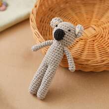Handmade Crochet Baby Rattle, Animal Shaped Rattle, Parent-Child Interaction Toy, Built-In Bell, Cute 3D Design, Rich Details, Attract Baby's Attention, Exercise Baby's Hearing, Suitable As A Gift For New Moms, Suitable For Christmas And Newborn Memorial Use - Multicolor - View 7