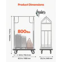 Travel Carts - Silver - View 3