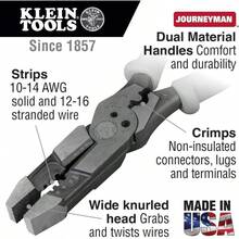 J215-8CR Multitool Pliers, Made In USA, Hybrid Multi Purpose/ Crimper, Wire Stripper, Bolt Shearing, Wire Grabbing, Twisting, Looping - 8-inch Multitool Pliers - View 2