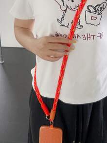 拼色多巴胺長款手機掛繩 斜肩背帶 可調節頸掛繩 手機殼手機保護套 夏季防丟掛繩 手機配件 - 掛繩 - 查看 6