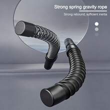 Weighted Ropeless Battle Ropes, Heavy Duty Portable Cordless Battle Ropess For HIIT Workouts, Cardio & Muscle Training, Low-Impact Cardio Training For Men & Women - 2 Pieces Black - View 10