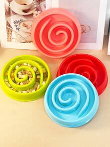 Mangkuk Makan Anjing Spiral Slow Feeder Anti-Tersedak Anti-Selip Mangkuk Makanan Hewan Peliharaan Mudah Dibersihkan Mangkuk Makan Interaktif untuk Anjing Kecil dan Kucing - Beraneka warna - View 5