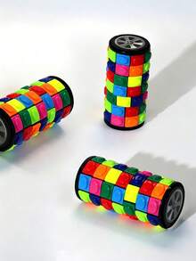 3D Magic Cube Corn Cube Fingertip Cube Cylindrical Cube Personalized High Difficulty 3/5/7 Layer Magic Cube Adult Stress Relief Toy 3D Fingertip Toy Sensory Cube Rubex Magic Cube Sensory Toy Stress Relief Toy Stress Ball - View 2