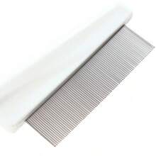 2pcs Pet Facial Comb Set (White PP Material) Fine Teeth Efficient Cleaning: PP Material Fine Teeth Design (Rounded Tips To Avoid Scratching Pet's Delicate Facial Skin, Deeply Combing Hair Roots), Precisely Removing Lice, Loose Hair And Fine Dirt, More Suitable For Small Facial Areas Than Regular Combs Washable And Easy To Maintain: Directly Wash With Water After Use To Clean, Avoiding Dirt Residue And Growth Suitable For Long Hair - Multicolor - View 7