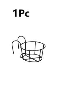 Fashionable Round Metal Hanging Planter, Suitable For Balcony, Garden And Indoor Decoration, Can Be Used To Grow Succulents And Green Plants On Hanging Rack - Multicolor - View 8